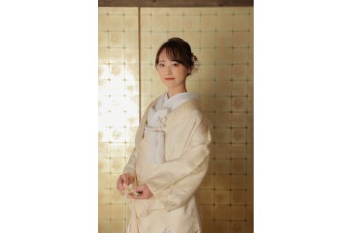 新婦様の綺麗な表情をアップでも