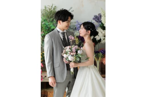 お二人で見つめあって