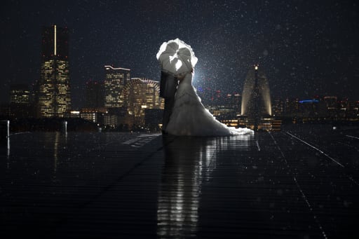 雨＋シルエット