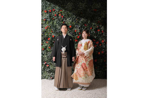 まずは和装で1枚