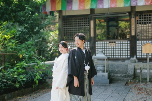 和装にぴったりのロケーション  
