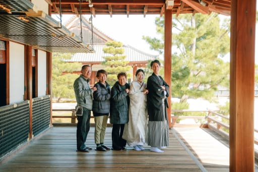 ご家族と仲良く撮影！