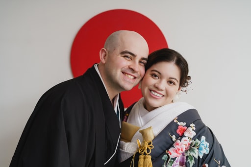 お顔をギューと寄せ合って