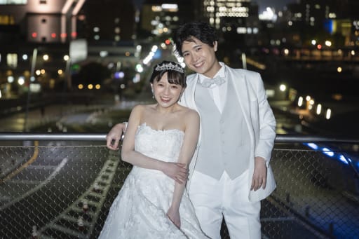 撮影を終えて、弾けるような喜びの表情