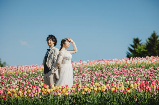 コントラストの強い写真も。