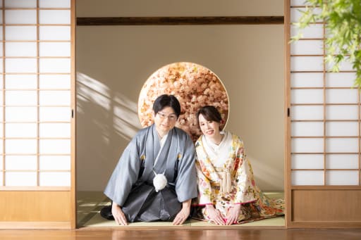 お辞儀のショット