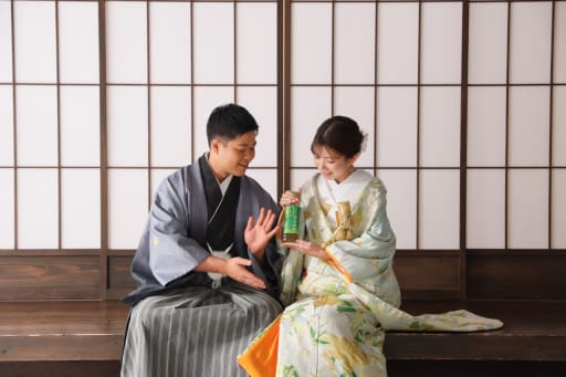 縁側でほっと一息