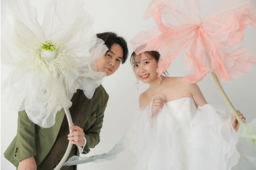 個性派ドレスで残すハウススタジオ撮影10