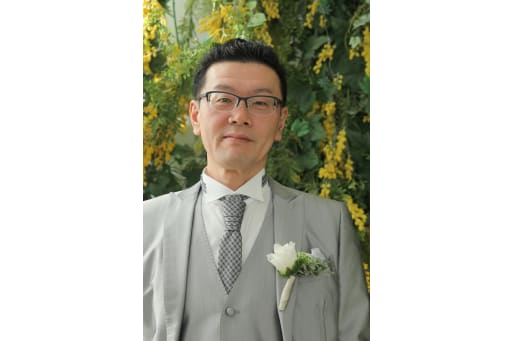 ご新郎様のアップのお写真