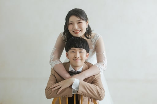 最後には、リラックスしたお二人の笑顔をキャッチ。