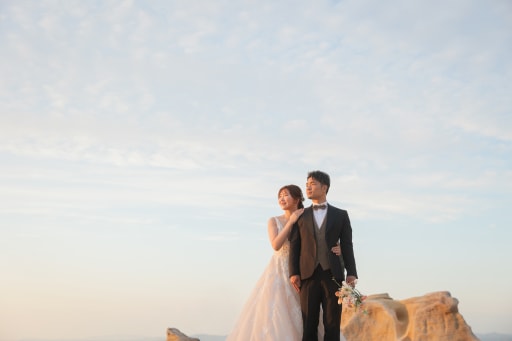 綺麗な空の下で！