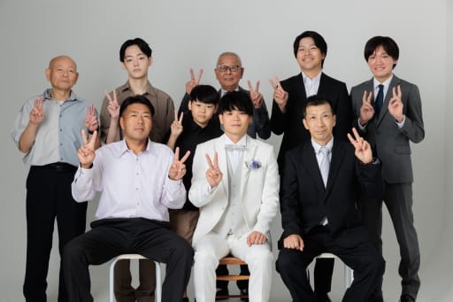 新郎様側バージョンもしっかりと