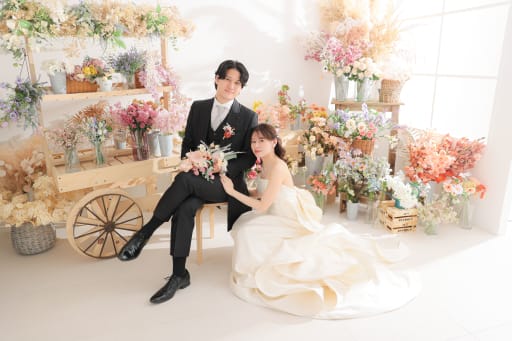 色鮮やかな花々