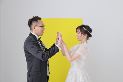 カラーパネルを追加してカラフル写真。