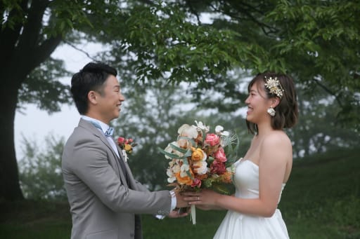 ブーケを使って