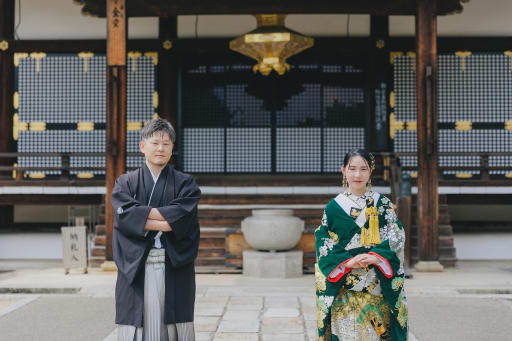 この日は、夏真っ盛りの仁和寺での撮影でした。