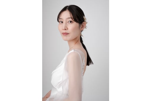 透明感を意識したメイク