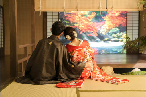 仲良く並んで
