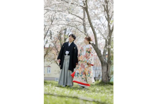 緑と桜と