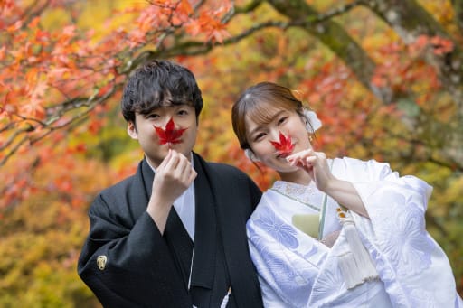 こんな感じに素敵な紅葉🍁