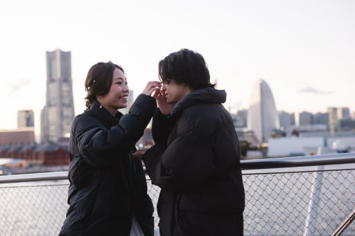 新婦さんからも笑