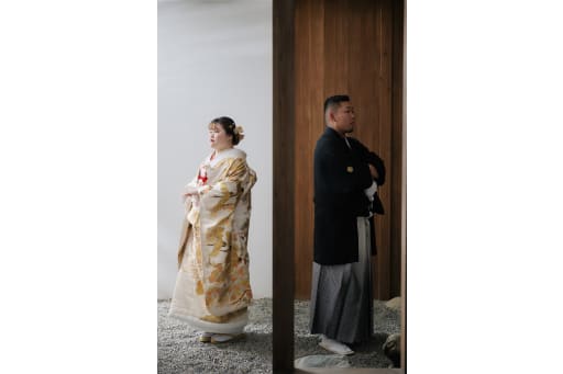 続いては木目とホワイトのバイカラーでクールに撮影♪