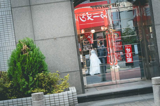 錦糸町の街中を