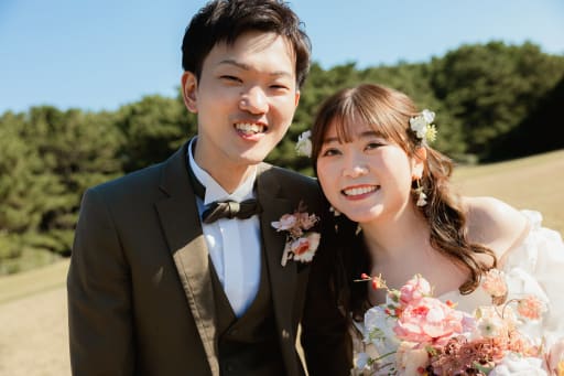 カメラ目線で