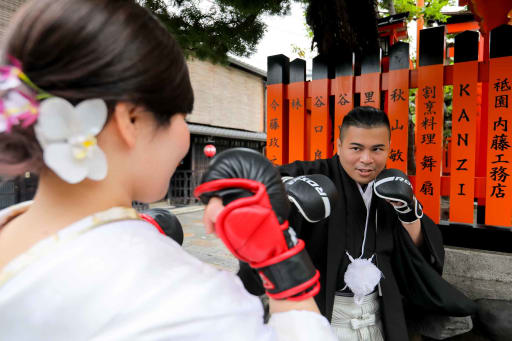  お二人に少し打ち合っていただきました...!!