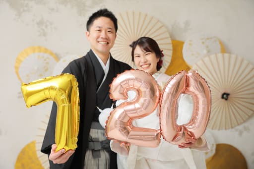 記念日バルーンのお持込🎈