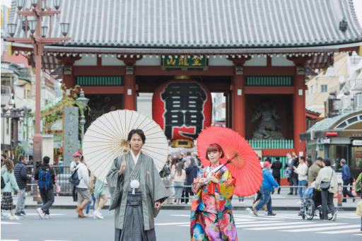 雷門でパシャリ