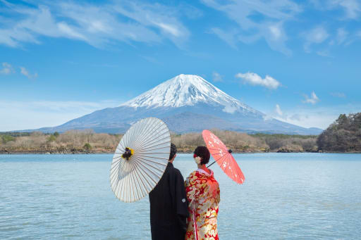 湖畔へ移動して