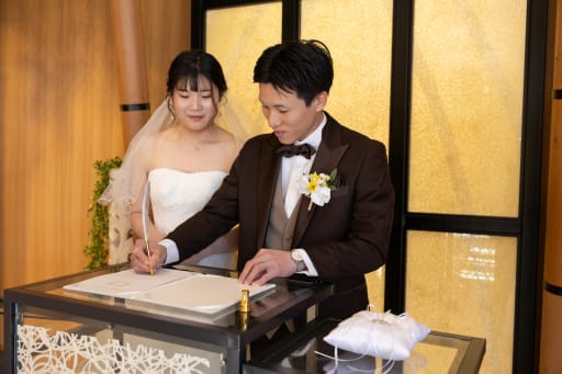 結婚証明書も書きます！
