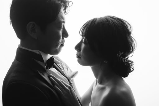 最後はシルエットで