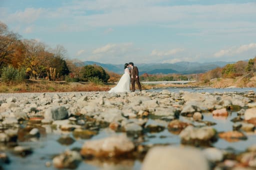 まず洋装姿で向かった先は鴨川エリア