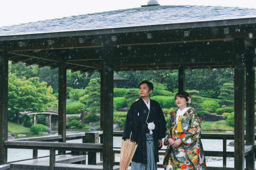 雨の日の前撮り