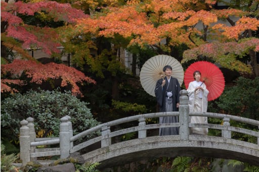 紅葉と一緒に◎