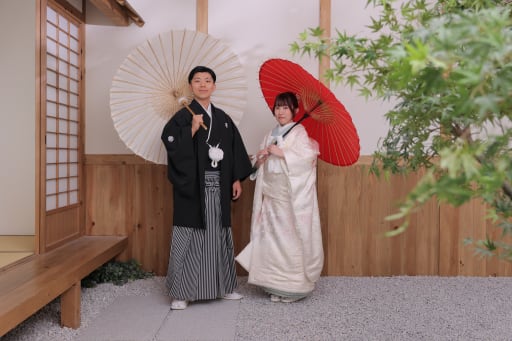 屋内庭園スタジオで
