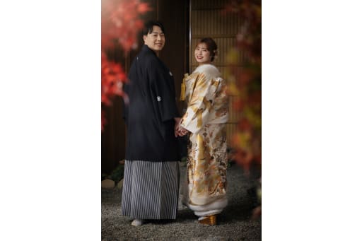 お二人の振り向きの表情も＾＾ 笑顔いっぱいのお二人とても可愛かったです♪