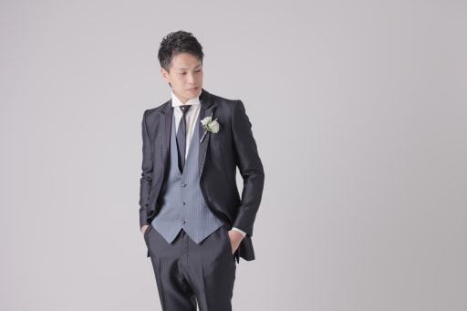 ご新郎様のソロカット