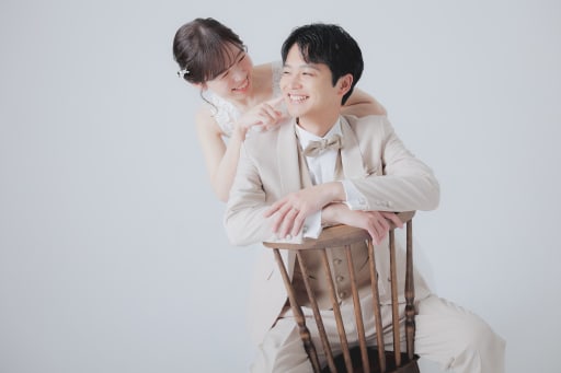 仲良しなおふたりらしい一枚