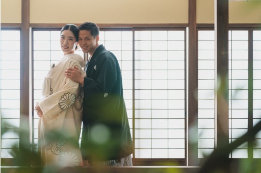 庭園内には 緑を前景に入れたい写真も撮ることができます！奥行き感をプラスです