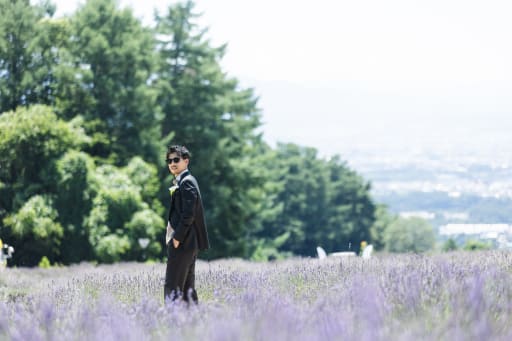 新郎様もおしゃれすぎる。