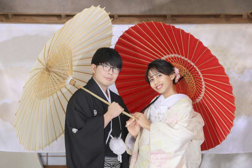 和傘を持って！