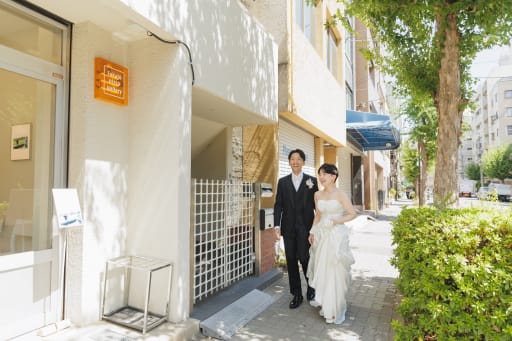 1件目のピザ屋さんへ