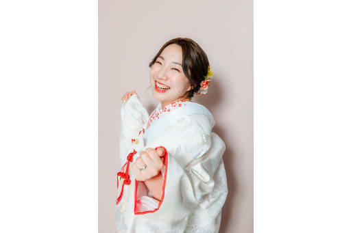 【新婦ソロ】白無垢に映える、最高の笑顔