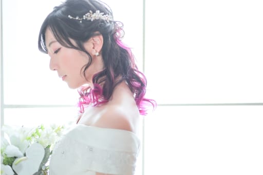 新婦様の美しソロももちろん撮影