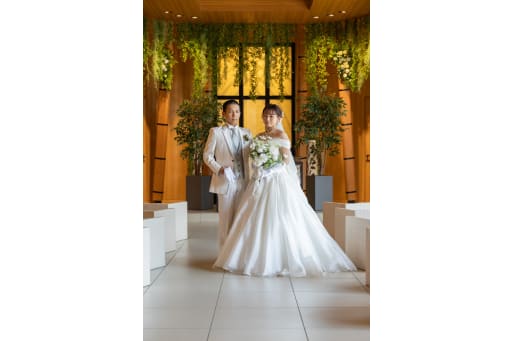 結婚式らしいお写真も！