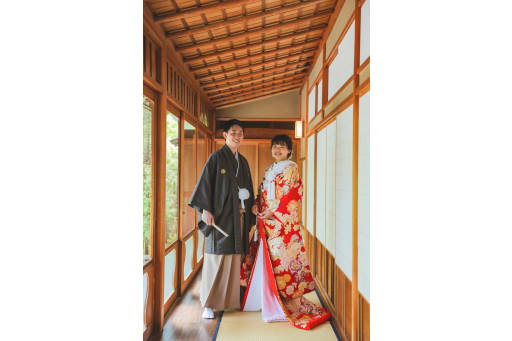 お着物が綺麗に見える。