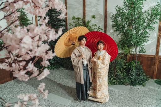 当店の屋内庭園スタジオ